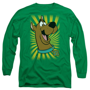 Kelly green men's long sleeve t-shirt with Scooby Doo Scooby-doo - T-shirt graphic