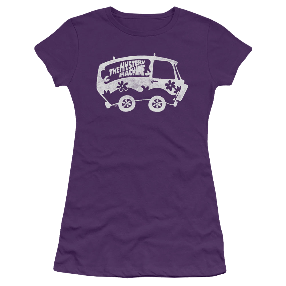 Scooby Doo Mysterious Shadow - Juniors T-Shirt Juniors T-Shirt Scooby Doo