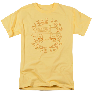 Banana men's regular fit t-shirt with Scooby Doo Mystery Machine graphic