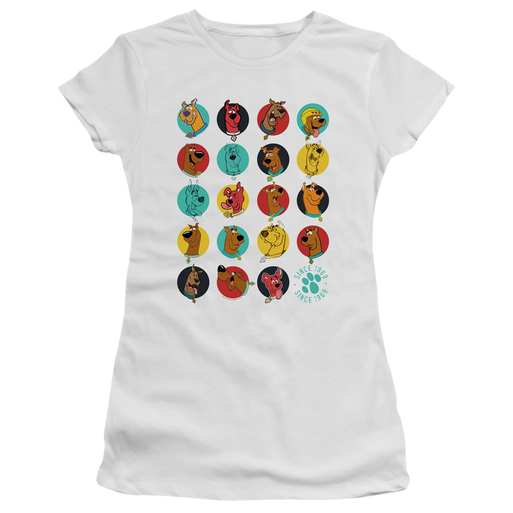 Scooby Doo Heads Up - Juniors T-Shirt Juniors T-Shirt Scooby Doo