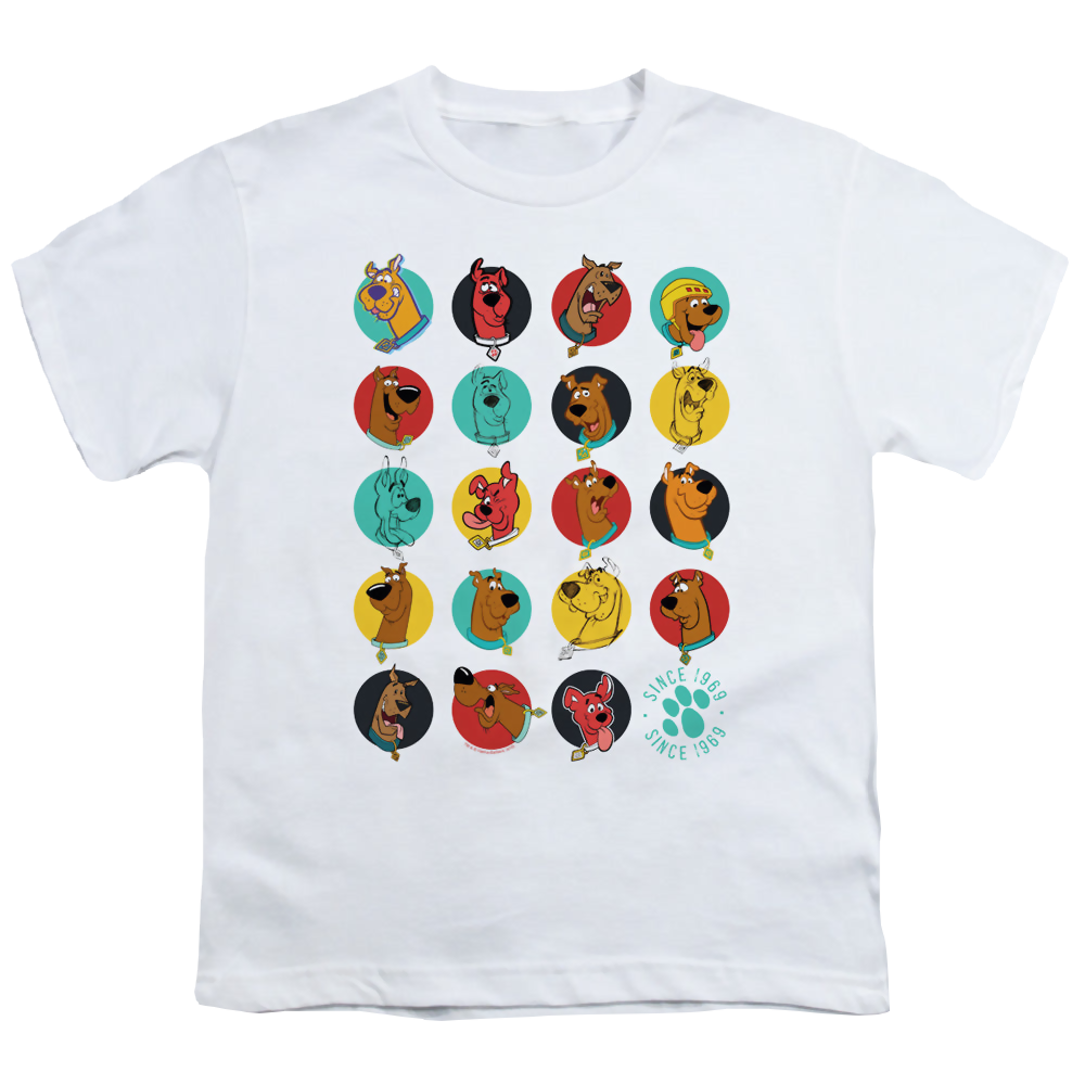 Scooby Doo Heads Up - Youth T-Shirt Youth T-Shirt (Ages 8-12) Scooby Doo