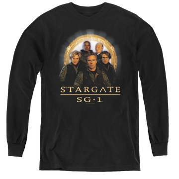 Stargate Sg-1 Sg1 Team - Youth Long Sleeve T-Shirt Youth Long Sleeve T-Shirt Stargate