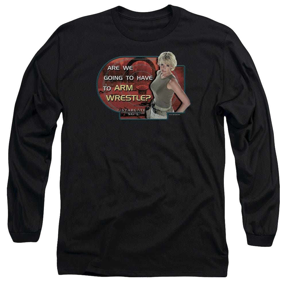 Stargate Arm Wrestle Men's Long Sleeve T-Shirt Men's Long Sleeve T-Shirt Stargate