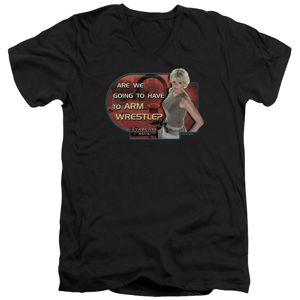 Stargate Arm Wrestle Men's V-Neck T-Shirt Men's V-Neck T-Shirt Stargate