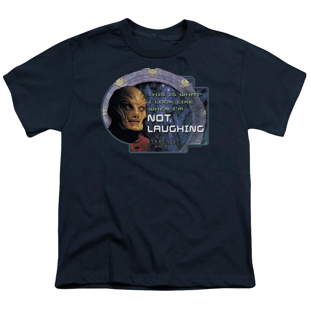 Stargate Sg-1 Not Laughing - Youth T-Shirt Youth T-Shirt (Ages 8-12) Stargate