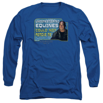 Royal men's long sleeve t-shirt with Stargate Dedicated graphic