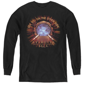 Stargate Sg-1 Other Side - Youth Long Sleeve T-Shirt Youth Long Sleeve T-Shirt Stargate