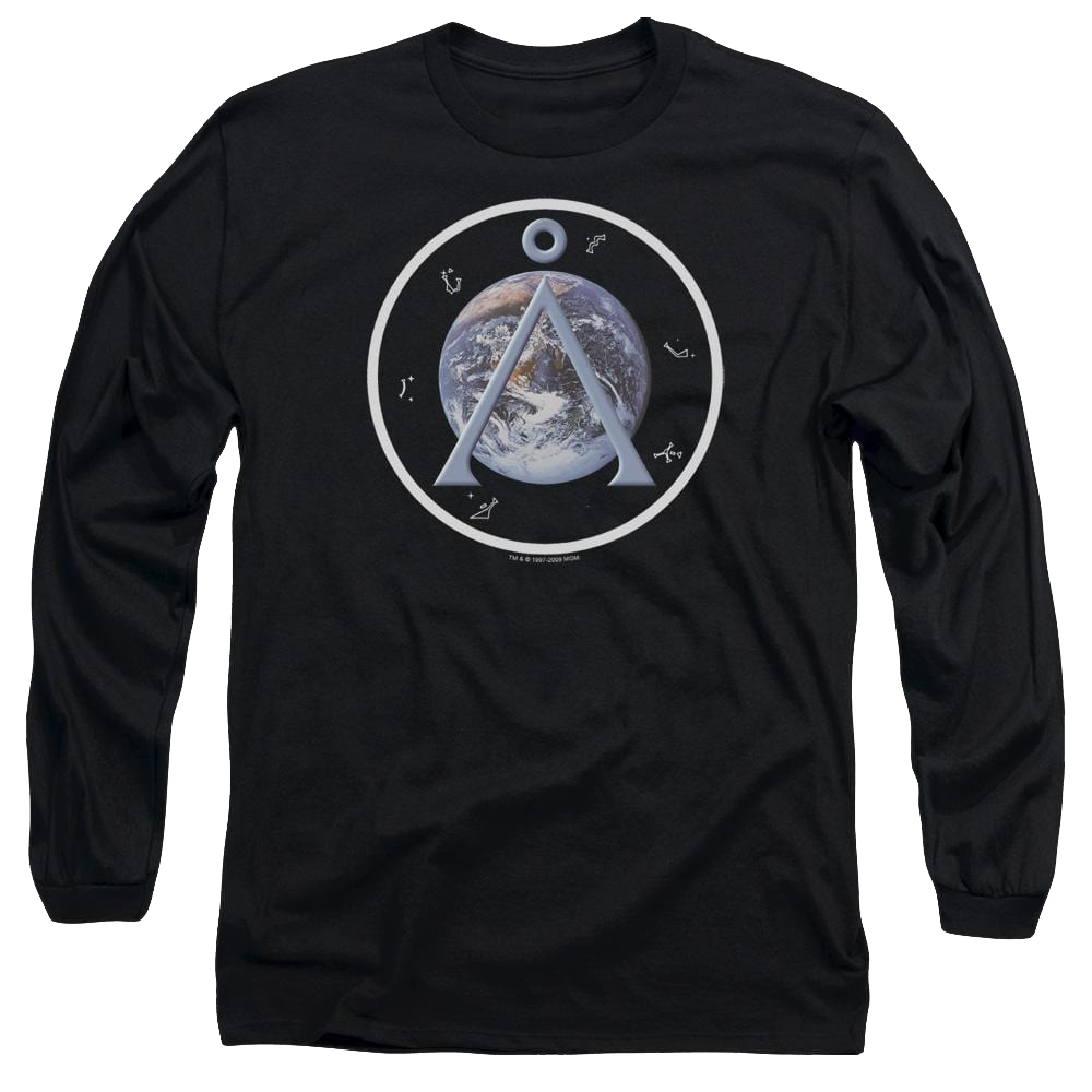 Stargate Earth Emblem Men's Long Sleeve T-Shirt Men's Long Sleeve T-Shirt Stargate