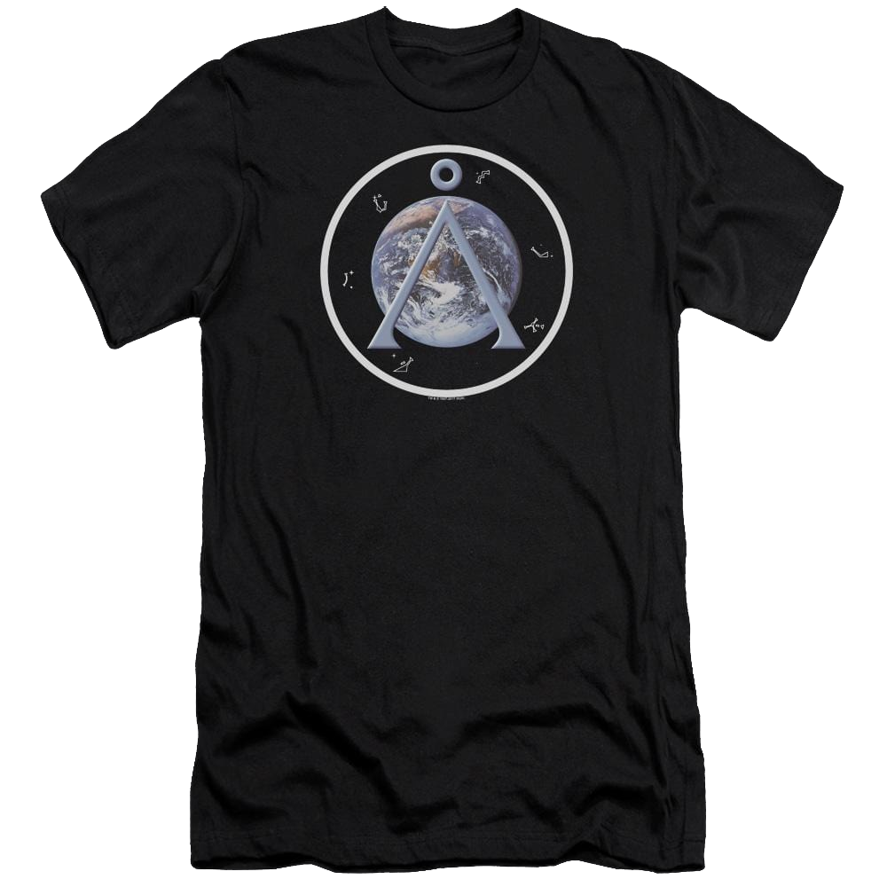 Stargate Earth Emblem Men's Premium Slim Fit T-Shirt Men's Premium Slim Fit T-Shirt Stargate
