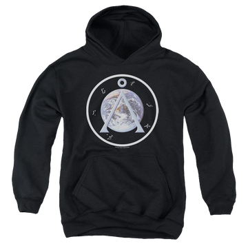 Stargate Sg-1 Earth Emblem - Youth Hoodie Youth Hoodie (Ages 8-12) Stargate