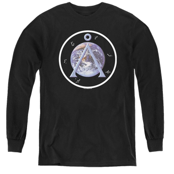 Stargate Sg-1 Earth Emblem - Youth Long Sleeve T-Shirt Youth Long Sleeve T-Shirt Stargate