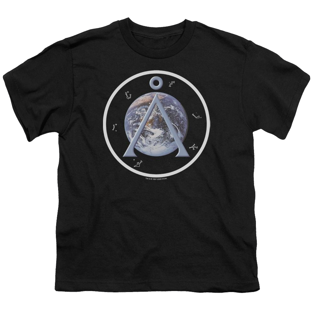 Stargate Earth Emblem Youth T-Shirt (Ages 8-12) Youth T-Shirt (Ages 8-12) Stargate