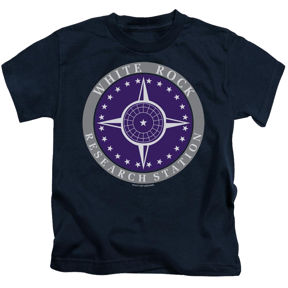 Stargate Sg-1 White Rock Logo - Kid's T-Shirt Kid's T-Shirt (Ages 4-7) Stargate