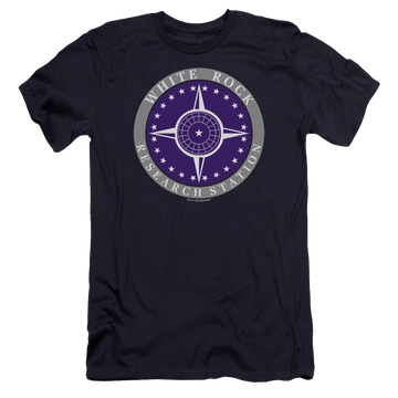 Stargate White Rock Logo Men's Premium Slim Fit T-Shirt Men's Premium Slim Fit T-Shirt Stargate
