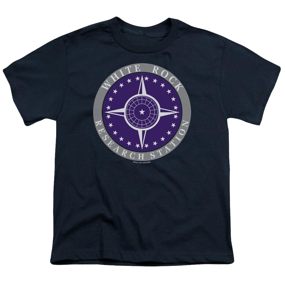 Stargate Sg-1 White Rock Logo - Youth T-Shirt Youth T-Shirt (Ages 8-12) Stargate
