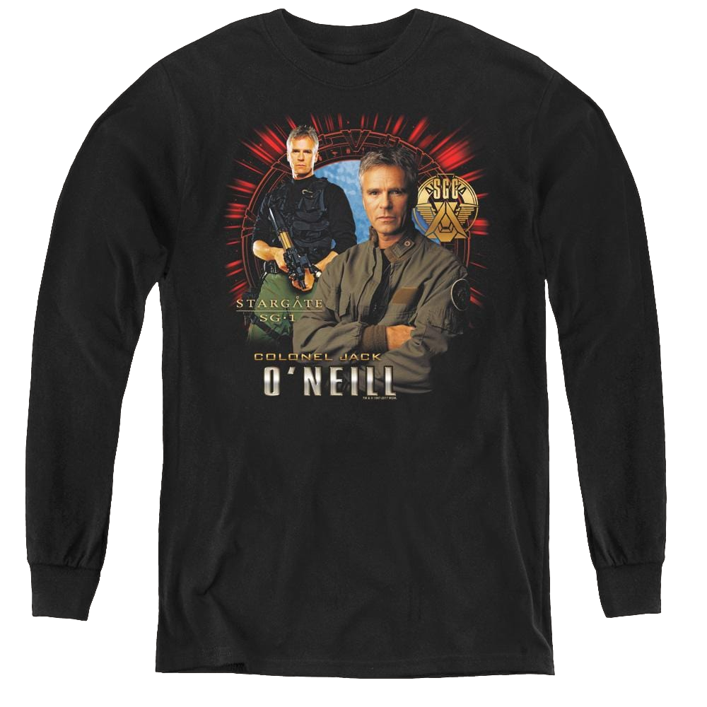 Stargate Sg-1 Jack Oneill - Youth Long Sleeve T-Shirt Youth Long Sleeve T-Shirt Stargate