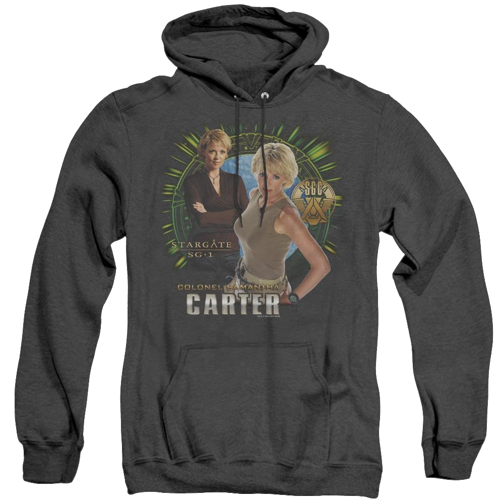Stargate Sg-1 Samantha Carter - Heather Pullover Hoodie Heather Pullover Hoodie Stargate