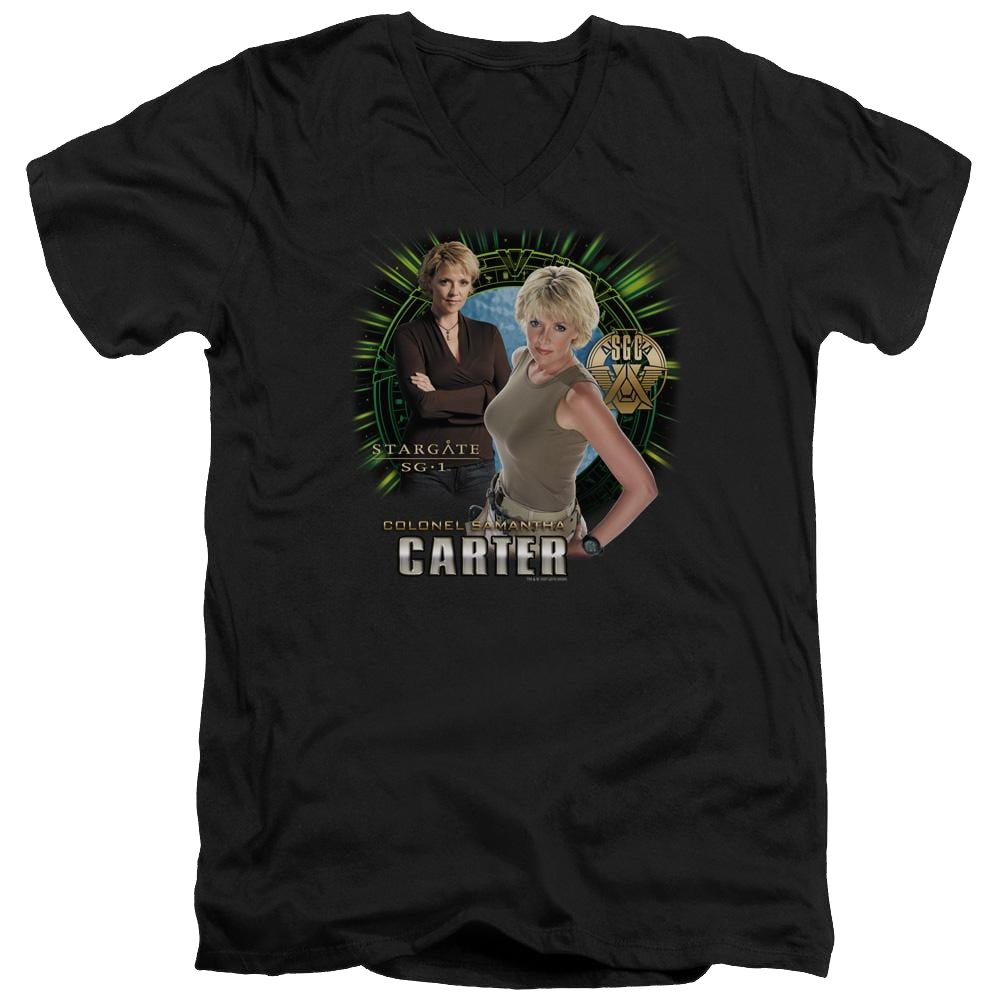 Stargate Samantha Carter Men's V-Neck T-Shirt Men's V-Neck T-Shirt Stargate