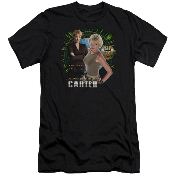 Stargate Samantha Carter Men's Premium Slim Fit T-Shirt Men's Premium Slim Fit T-Shirt Stargate