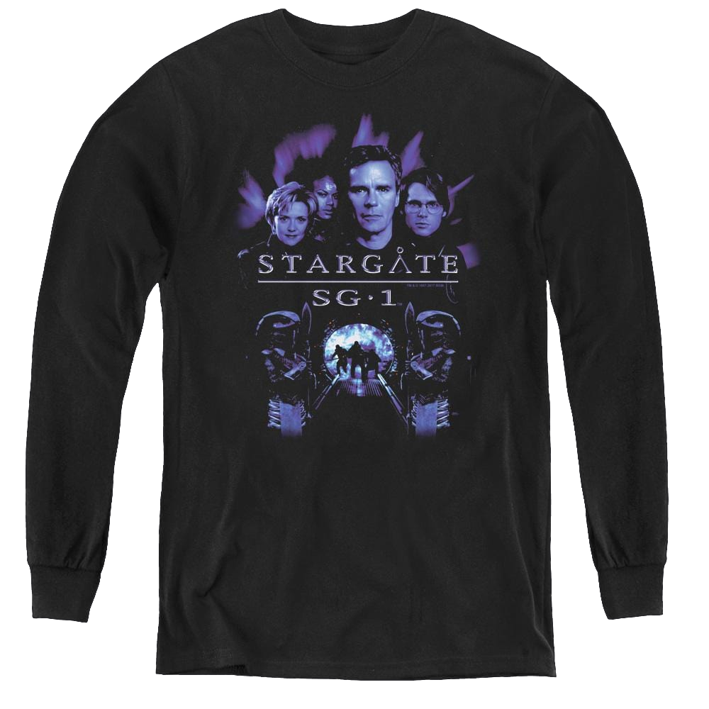 Stargate Sg-1 Sg1 Stargate Command - Youth Long Sleeve T-Shirt Youth Long Sleeve T-Shirt Stargate