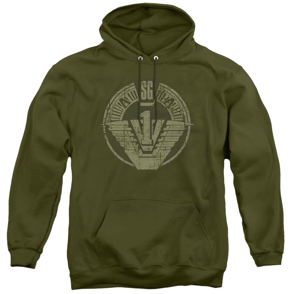 Stargate Sg-1 Sg1 Distressed - Pullover Hoodie Pullover Hoodie Stargate