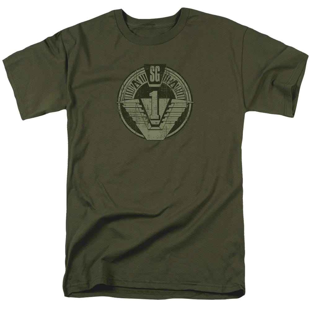 Stargate Sg1 Distressed Men's Regular Fit T-Shirt Men's Regular Fit T-Shirt Stargate
