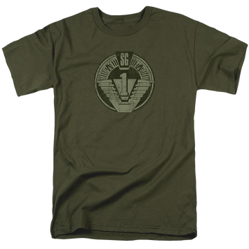 Stargate Sg1 Distressed Men's Regular Fit T-Shirt Men's Regular Fit T-Shirt Stargate