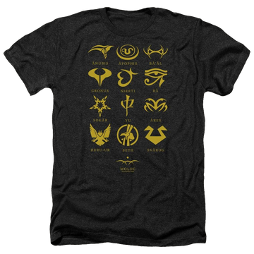 Stargate Goauld Characters Men's Heather T-Shirt Men's Heather T-Shirt Stargate