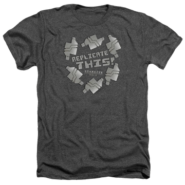 Stargate Replicate This Men's Heather T-Shirt Men's Heather T-Shirt Stargate