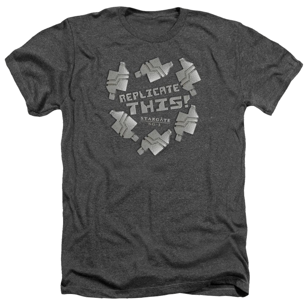 Stargate Replicate This Men's Heather T-Shirt Men's Heather T-Shirt Stargate