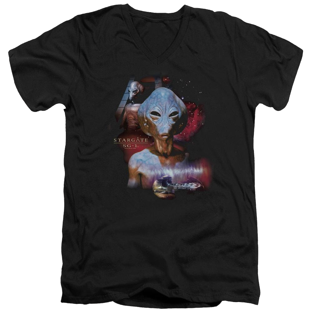 Stargate The Asgard Men's V-Neck T-Shirt Men's V-Neck T-Shirt Stargate