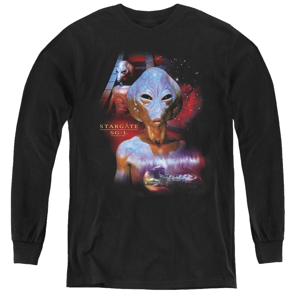 Stargate Sg-1 The Asgard - Youth Long Sleeve T-Shirt Youth Long Sleeve T-Shirt Stargate