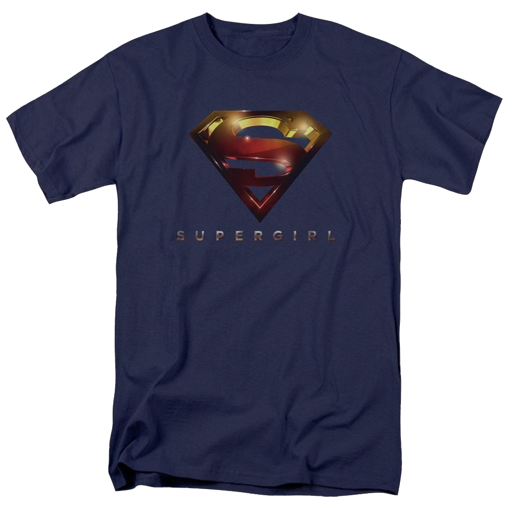 Supergirl Logo Glare Men's Regular Fit T-Shirt Men's Regular Fit T-Shirt Superman
