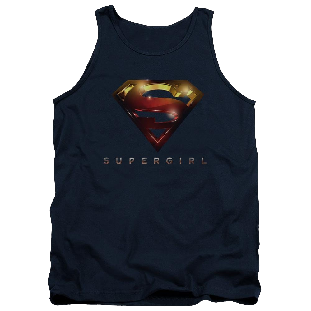 Supergirl Logo Glare Men's Tank Men's Tank Superman