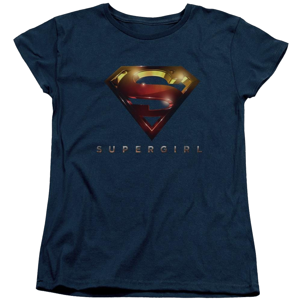 Supergirl Logo Glare Women's T-Shirt Women's T-Shirt Superman