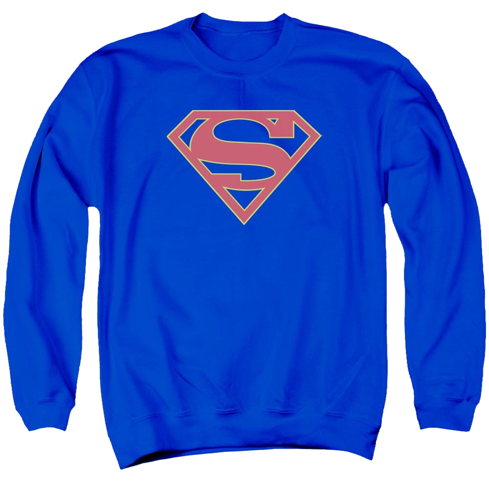 Supergirl Logo Men's Crewneck Sweatshirt Men's Crewneck Sweatshirt Superman