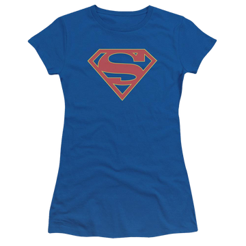 Royal juniors t-shirt with Superman Supergirl Logo graphic