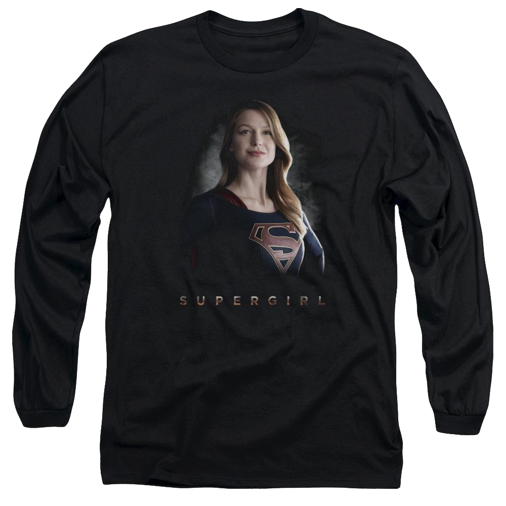 Supergirl Stand Tall Men's Long Sleeve T-Shirt Men's Long Sleeve T-Shirt Superman