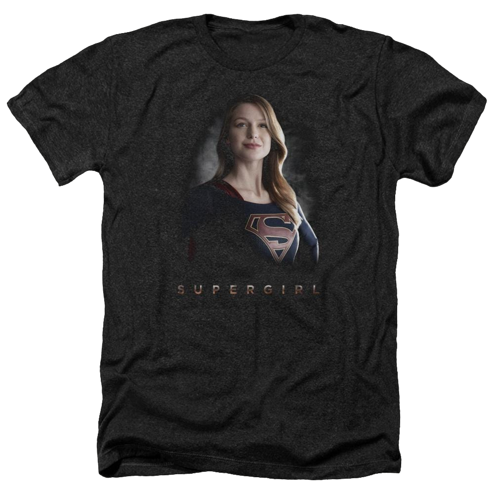Supergirl Stand Tall Men's Heather T-Shirt Men's Heather T-Shirt Superman