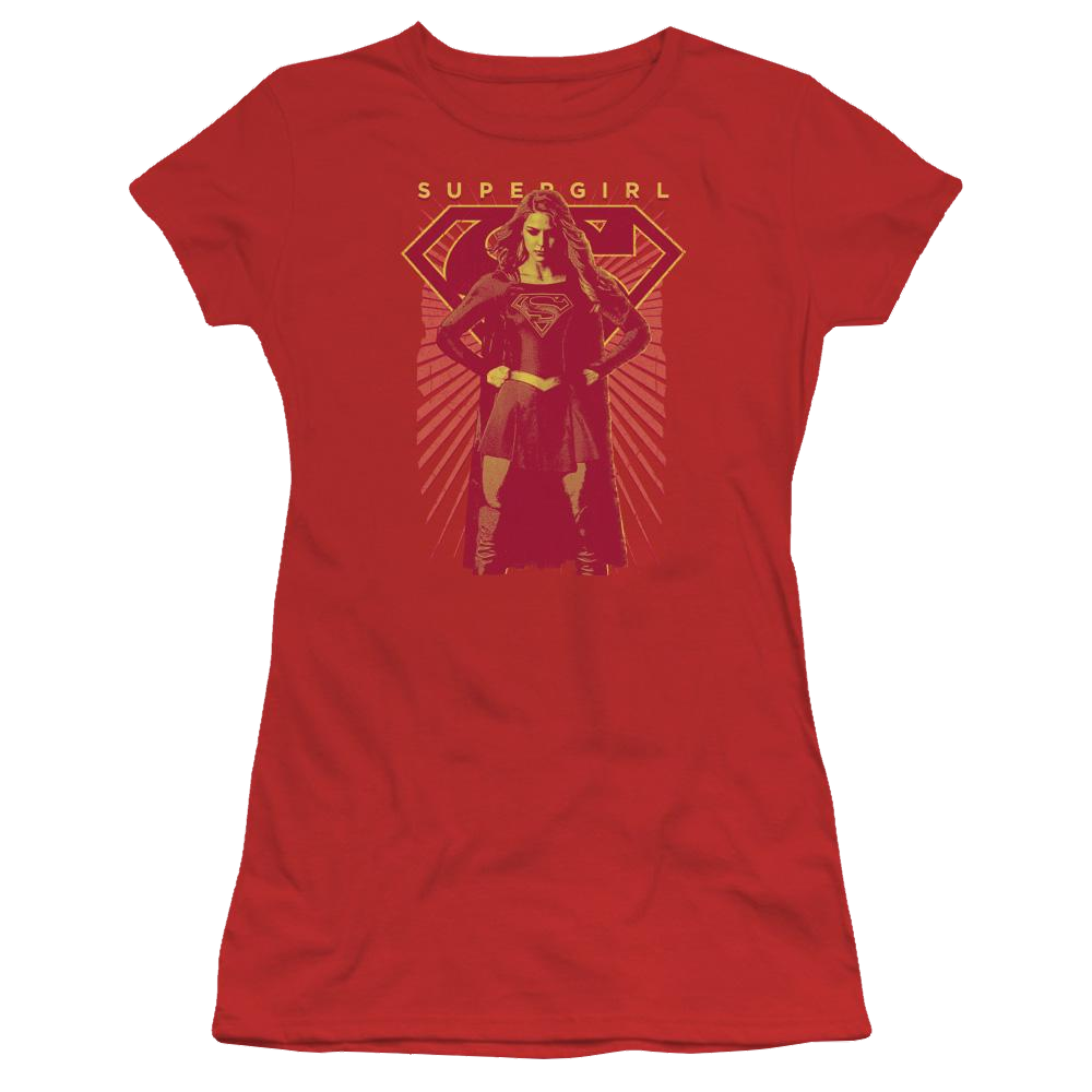 Supergirl Ready Set Juniors T-Shirt Juniors T-Shirt Superman