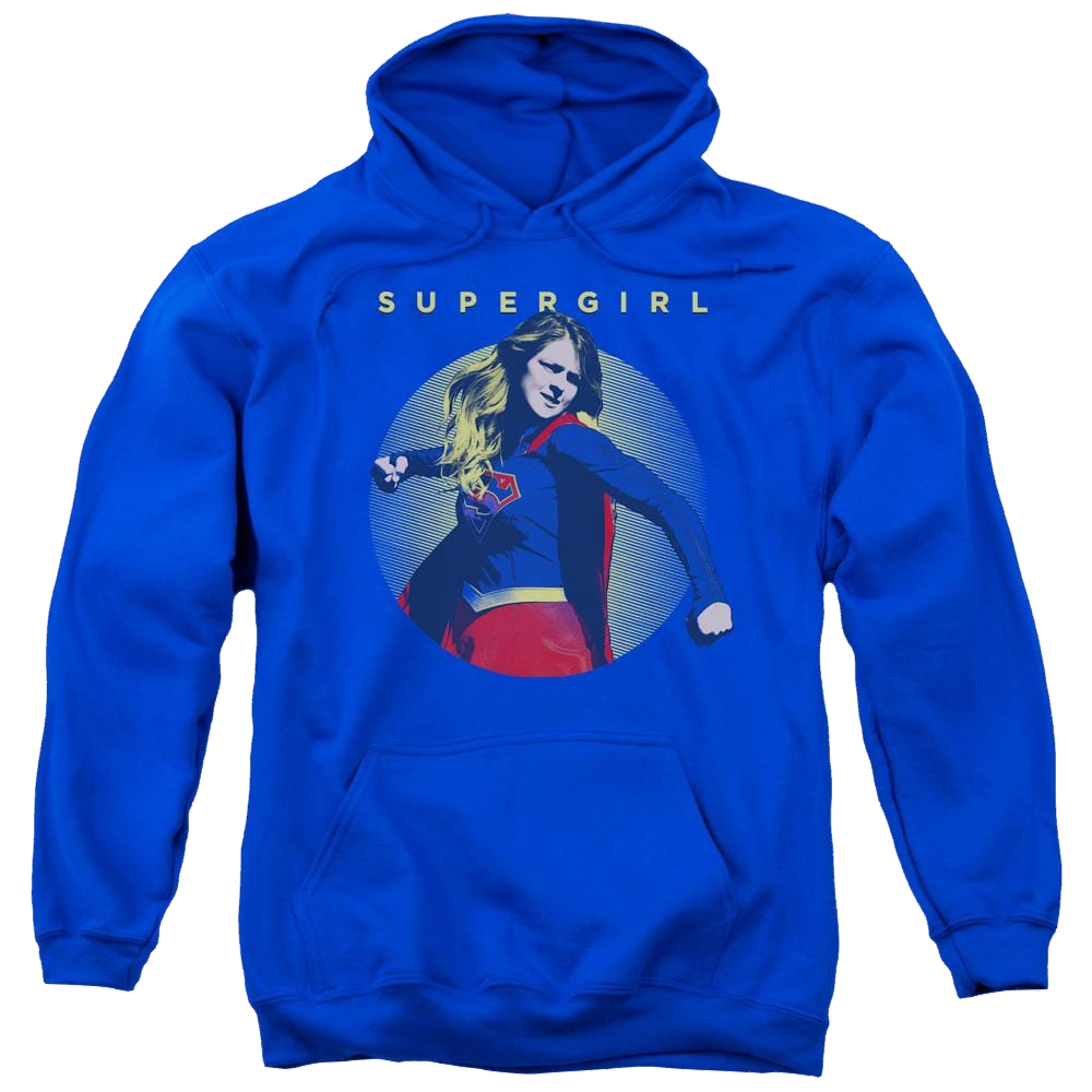 Supergirl Classic Hero Pullover Hoodie Pullover Hoodie Superman