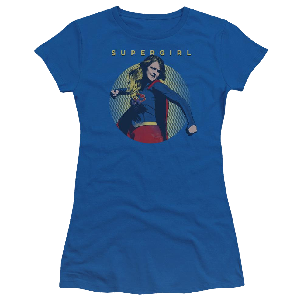 Supergirl Classic Hero Juniors T-Shirt Juniors T-Shirt Superman