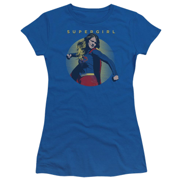 Royal juniors t-shirt with Superman Supergirl Classic Hero graphic