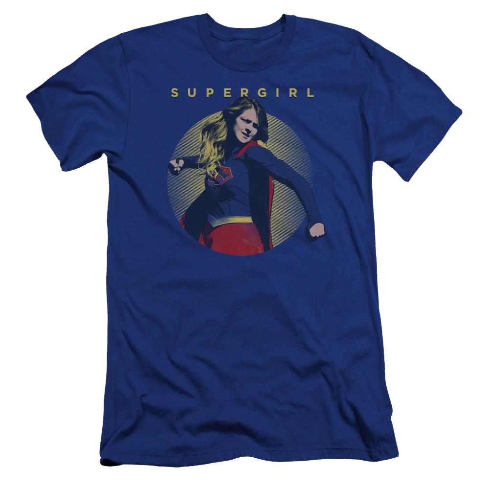 Supergirl Classic Hero Men's Premium Slim Fit T-Shirt Men's Premium Slim Fit T-Shirt Superman