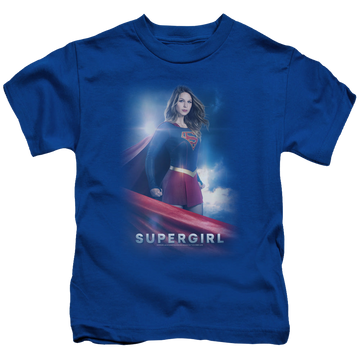 Royal kid's t-shirt for ages 4 to 7 with Superman Supergirl (TV Series) Kara Zor El graphic