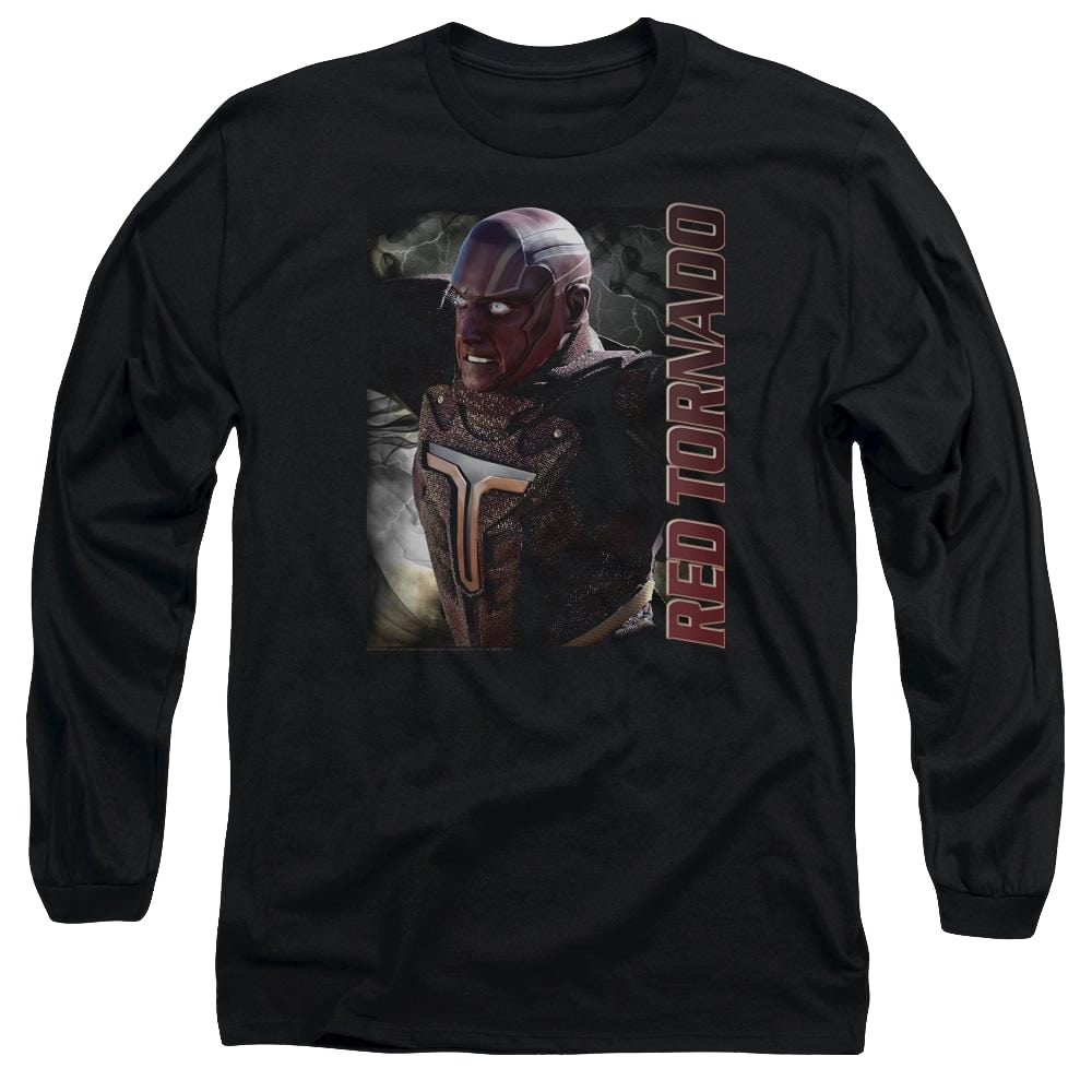 Supergirl Red Tornado Men's Long Sleeve T-Shirt Men's Long Sleeve T-Shirt Superman