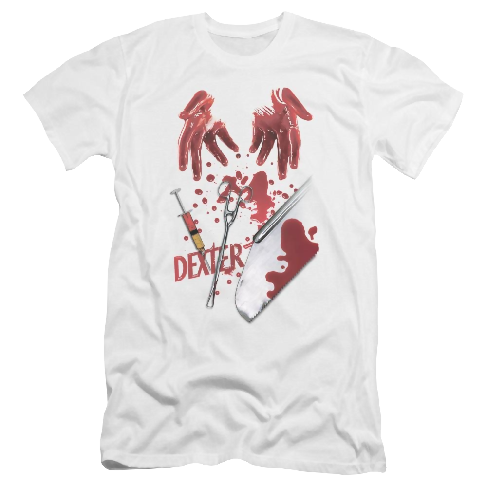 Dexter Tools Of The Trade - Men's Premium Slim Fit T-Shirt Men's Premium Slim Fit T-Shirt Dexter