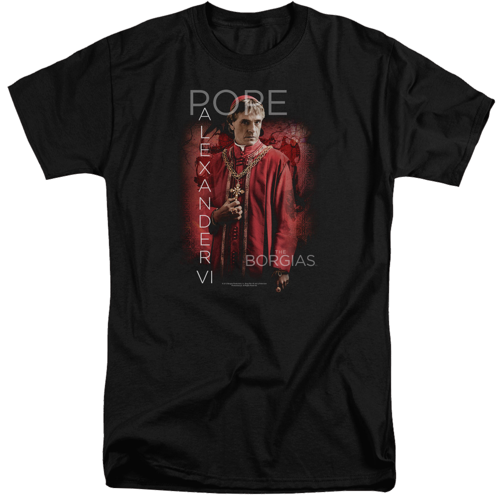 Borgias Pope Alexander Vi - Men's Tall Fit T-Shirt Men's Tall Fit T-Shirt Borgias