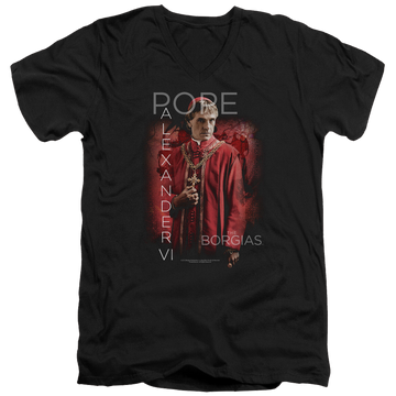 Borgias Pope Alexander Vi - Men's V-Neck T-Shirt Men's V-Neck T-Shirt Borgias