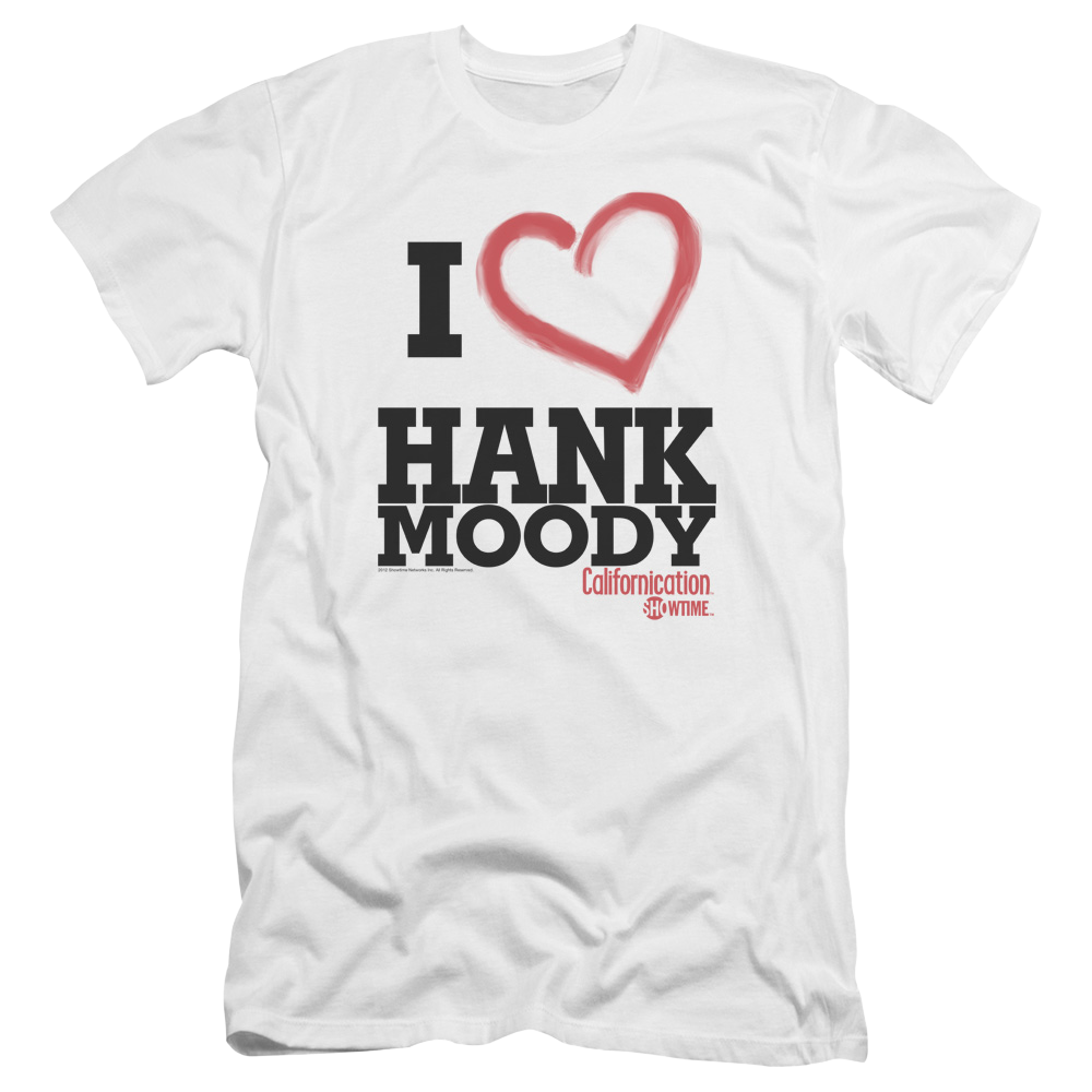 Californication I Heart Hank Moody - Men's Premium Slim Fit T-Shirt Men's Premium Slim Fit T-Shirt Californication